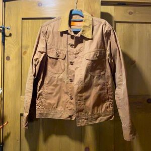 Taylor Stitch long haul waxed cotton trucker jacket